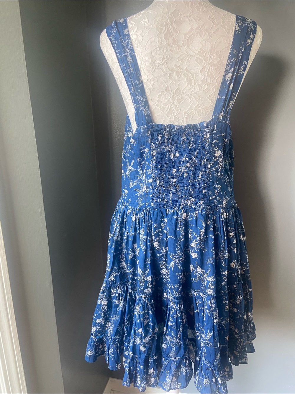 NWT Free People Dance on the Top floral mini dress - Picture 5 of 7